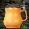 Bierhumpen Hr m. Zinndeckel  - Inhalt 0,20 l – Bild 4