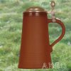Bierhumpen Hu m. Zinndeckel - Inhalt 0,50 l