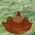 Öllicht dreiflammig m. Kork - Durchmesser 16 cm