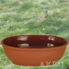 Schale oval - Inhalt 0,80 l - Maß 21 x 11 cm