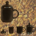 Teetasse m. Sieb & Deckel - Inhalt 0,20 l – Bild 3