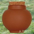 Kugeltopf mit Kork - 100 ml