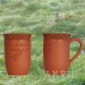 Tasse Ne - Motiv Vogel - Inhalt 0,40 l mit Teller